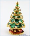 Christmas tree enameled jeweled box with diamond for christmas gift SCJ729