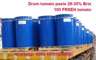 Crop 2017 100%  fresh tomato paste brix28~30%, 30~32%, 36~38% tomato paste in drum