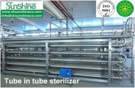 Tube in tube sterilizer/Tubular Steriziler for Tomato paste, mango puree, chili paste etc.
