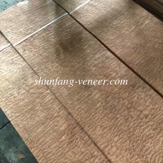 China 0.6mm Natural Sapeli Sapele Pommele Sliced Wood Veneer for Furniture Plywood Architectural Woodwork and Interior Decor supplier
