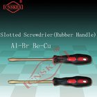 Phillips screwdriver with rubber handle manual non sparkless tool al-cu 200mm