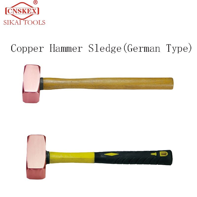 Non sparking  copper square hammer (German Type) safety manual tools 1000g