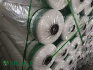 HDPE White Bale Wrap Net With Green Line