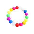 DIY Wholesale Colorful Eco-Friendly Cheap Custom Silicone Bead Bracelet
