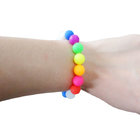 DIY Wholesale Colorful Eco-Friendly Cheap Custom Silicone Bead Bracelet