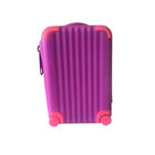 Candy Color Cute Luggage Bag Shape Silicone Rubber Jelly Coin Pouch Change Purse
