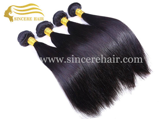 China 22 Inch Virgin Human Hair Extensions, 55 CM Natural #1B Virgin Remy Human Hair Weft Extensions 100 G For Sale supplier