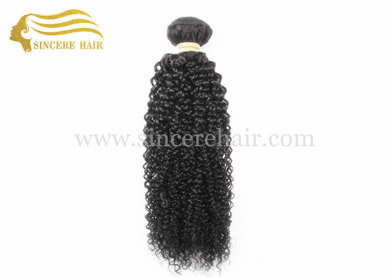 China 20&quot; CURLY Hair Extensions Weft for Sale, Hot Sale 20 Inch Natural Kinky Curly Remy Human Hair Weft Extensions for Sale supplier