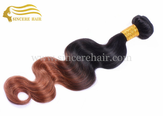 China 55 CM Body Wave Ombre Hair Extensions Machine Weft for sale - 22&quot; Body Wave Ombre Hair Weft Extension for Sale supplier