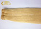 16 Inch 40 CM Short White Blonde #60 Remy Human Hair Weft Extensions For Sale supplier
