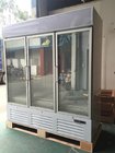 3 door display freezer, vertical glass door freezer, commercial refrigerator