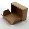 New design brown craft packing box folding product packaging box supplier