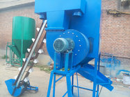 cooling storage bin for animal feed pellet machine production line  discharging and packing directly