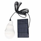 Outdoor/Indoor Solar Powered Bulb Light Portable Camping Lamp Solar Panel Low-power Night Travel Used 5-6hours