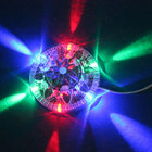 5W 48 LED RGB Light Color Voice Control Lotus Pattern LED Stage Christmas Light