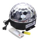 Mini RGB LED Crystal Ball, DMX Music 3w Crystal Magic Ball Laser Stage Light