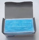 High quality 3 ply surgical face mask with tie-on blue color nonwoven material