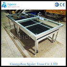 Plexiglass transparent Stage portable type TUV and CE approved for concert, DJ's