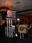 Outdoor tv truss stand for performance display