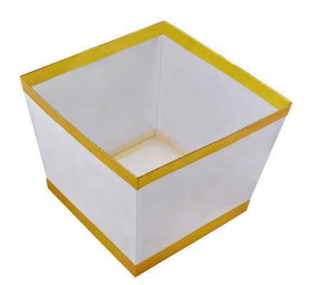 China Factory direct export paper square water lantern blessing wishing lamp large size 15*15*15cm size gold supplier