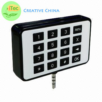 China Pinpad Smart Card Mobile Card Reader ISO7816 Card Reader  Emv Card Reader Audio Jack supplier