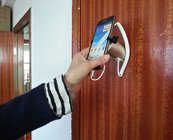 COMER anti-theft alarm mobile phone security display magnetic holders with charging cable lock devices