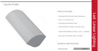 Big Corner Led profile , 30X30mm Led aluminium Channel , 1m Corner led aluminum extrusion