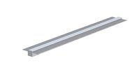 Plaster In Aluminium Profile for High Brightness LED Tape - 2 or 3 Metre lengths, Trimless profile