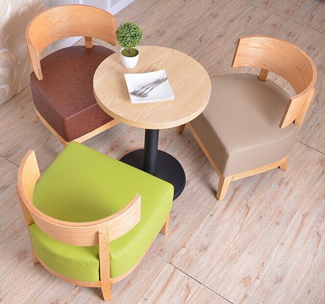 factor wholesale Dinner chair with table\Luxury leisure chair with table\Smashing industrial coffee room chair & table