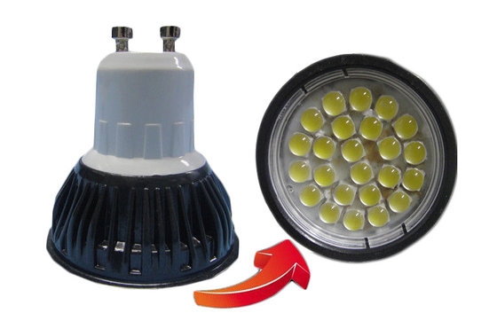 China MR16 LED Spotlight Bulbs , Dimmable 12V LED Spotlight with 60000 hours Lifespan supplier