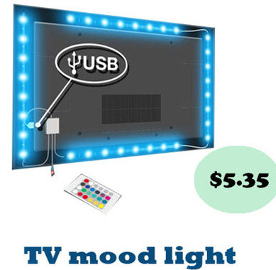 China 5050 SMD Flexible LED Strip Lights , 120° Beam Angle 5V TV Backlight Kit supplier