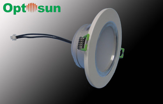 China Silver Samsung SMD Led Dimmable Downlights 12 Watt CE ROHS Certificate 740lm supplier