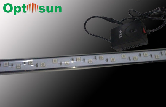 China Aquarium 1400mm LED Lighting Bar Waterproof with 42pcs Yellow Red LEDs supplier