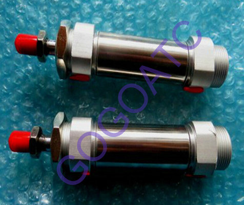 China Small Stainless Steel Compact Air Cylinders Double / Single Action 16mm Bore 40mm Stroke CE supplier