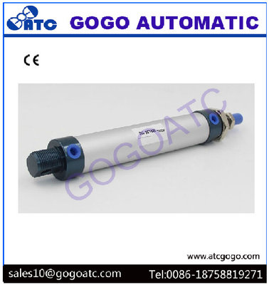 China Compact Guided Pneumatic Cylinder Double Acting , Slide Bearing Smc Air Cylinder supplier