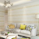 China eco-friendly nonwoven high quality textured thick elegant luxury 3D wall-paper stripes