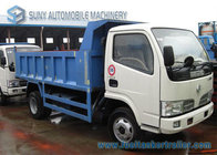 Dongfeng 2 Axles Small Dump Garbage Trucks 4x2 Drive 5 ton - 6 ton capacity