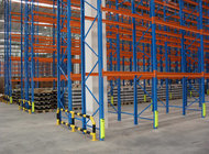 L Style Warehouse Racking Stainless Steel Corner Guard System Upright Protector