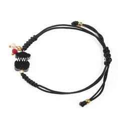 China Multicolor Adjustable String Bracelet , Handmade Charm Bracelets For Women supplier