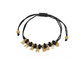 Aventurine Stainless Steel Rope Bracelet , Natural Stone Beaded Bracelets supplier