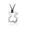 Big Size Stainless Steel Custom Necklace Pendants Touch Love With Black Rope supplier