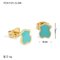 Fashioable Gold / Silver Plated Titanium Earrings Fashion Engagement supplier
