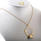 Gold Or Silver Water Drop Cute Beat Set / 15g Stainless Steel Necklace And Earrings supplier