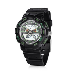 China Plastic Digital Watch with Stainless Steel Case Back, 5ATM Water Resistance and TPU Strap,LCD Digital Watches supplier