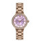 Full Stainless Steel Rose Gold Watch For Ladies , Quartz Wrist Watches supplier