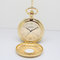 47.0MM Round brass Gold Pocket Watches , fashion hollow out watches supplier