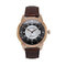 Sapphire Glass Automatic Luxury Stainless Steel Watch With Pin Buckle , Round Shape Case supplier