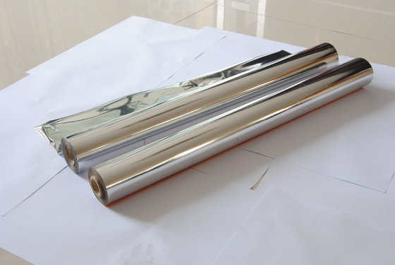 China 12Micron Silver Paper Foil Hot Stamping Printing For Packing Paper / Handbags supplier