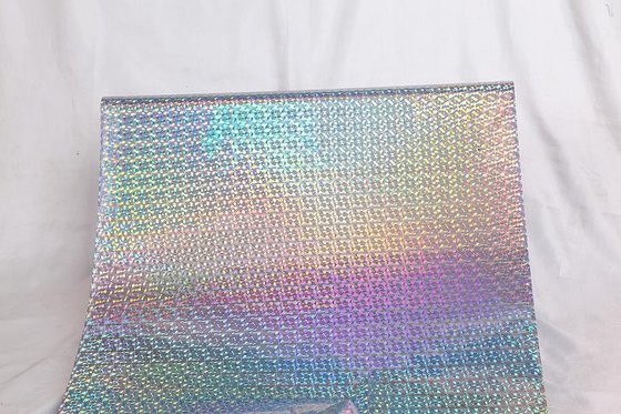 China Greeting Card Holographic Stamping Foil , Silver Foil Food Packaging supplier