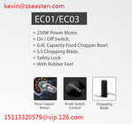 Easten Mini Meat Chopper EC03/ 0.4 Liters Mini Meat Food Processor/ 250W Small Kitchen Food Blender